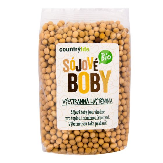 Soya beans organic 500 g   COUNTRY LIFE