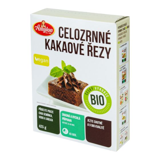 Wholewheat cocoa cake organic 425 g   AMYLON