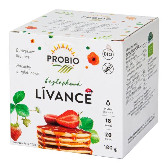 Gluten-free pancakes organic 180 g   PROBIO