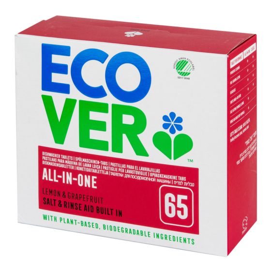 ECOVER Dishwasher tablets - All in one Nordic Swan 1,3 kg