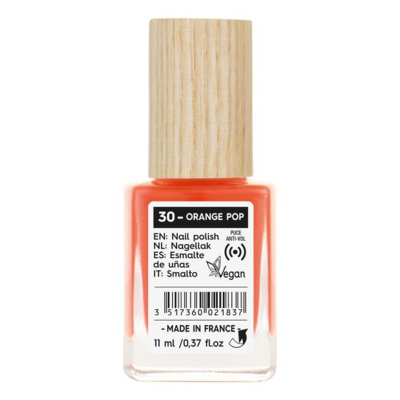 Nail polish 30 orange pop 11 ml   SO’BiO étic