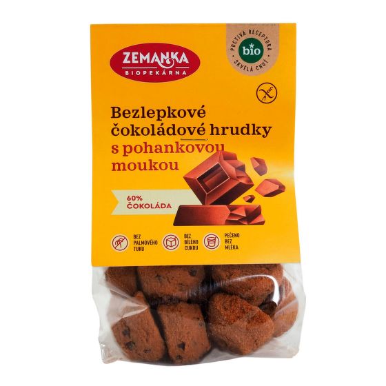 Buckwheat lumps with gluten free chocolate organic 100 g   ZEMANKA