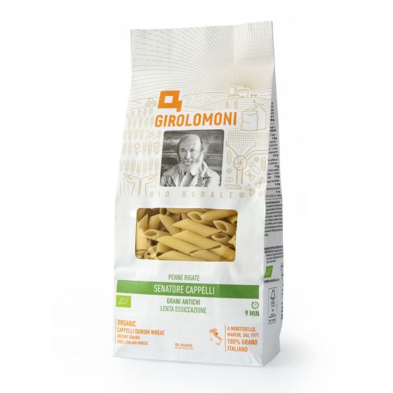 Capelli durum wheat semolina Penne Rigate organic 500 g   GIROLOMONI