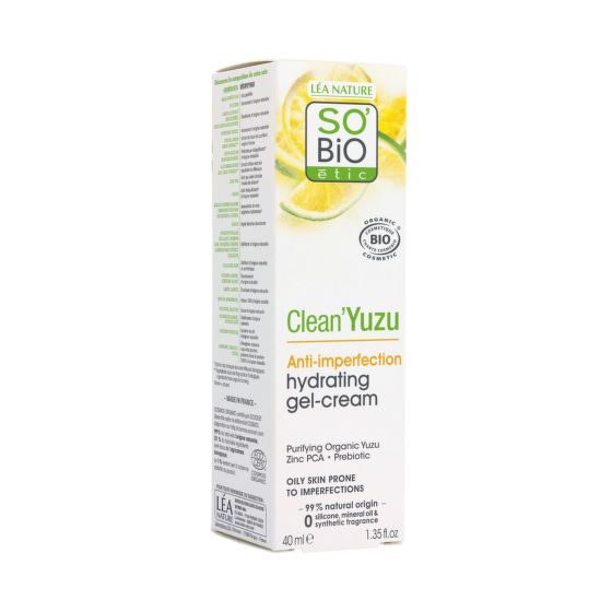 Organic anti-imperfection hydrating gel-cream 40 ml   SO’BiO étic