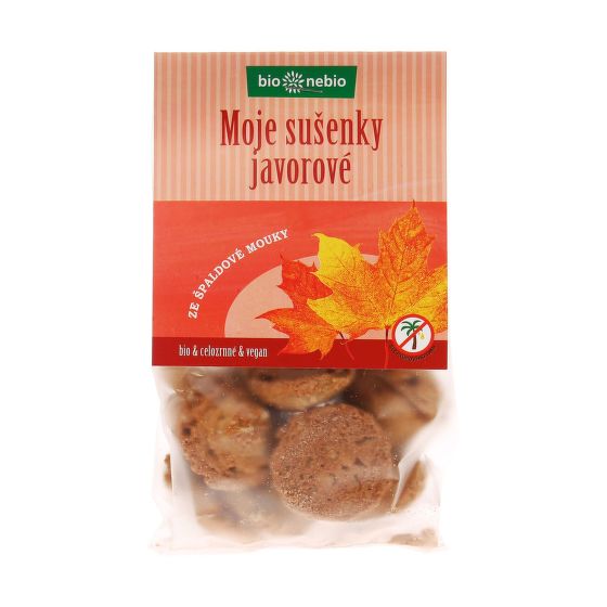 MY MAPLE BISCUITS organic 130 g   BIO NEBIO