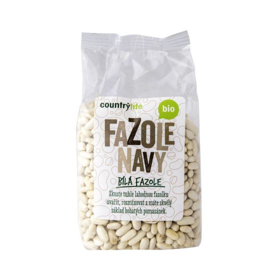 Navy beans organic 500 g   COUNTRY LIFE 