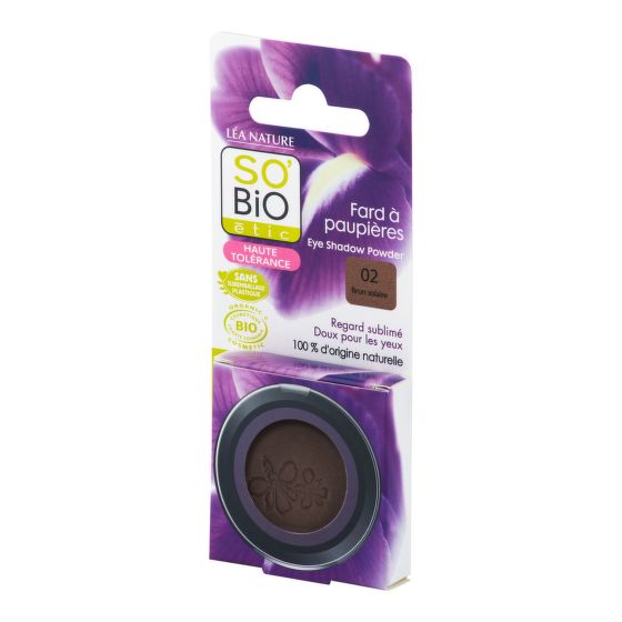 Eye Shadow Powder 02 Brun Solaire organic 3 g   SO’BiO étic