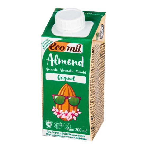 Sweet almond drink organic 200 ml   ECOMIL