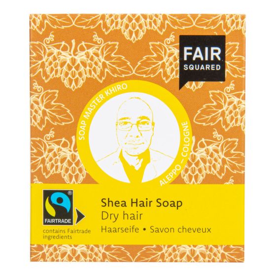 Rigid shampoo for washing hair - shea for dry hair 2x80 g   FAIR SQUARED
