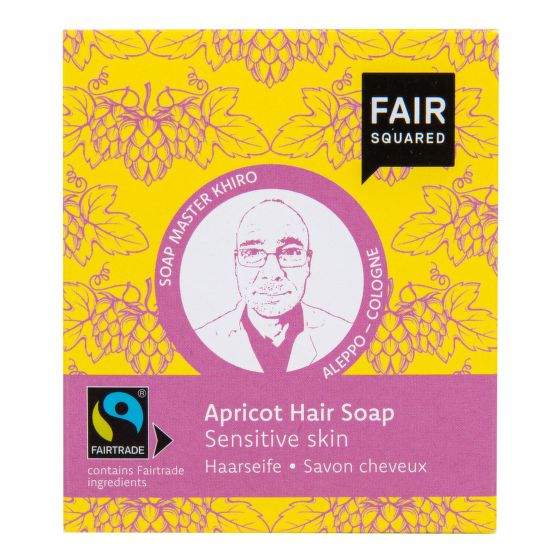 Hair Soap Apricot Sensitive Skin 2x80g   FAIR SQUARED