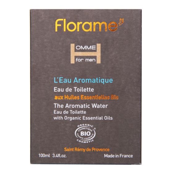 Eau de Toilette HOMME The Aromatic Water organic 100 ml   FLORAME