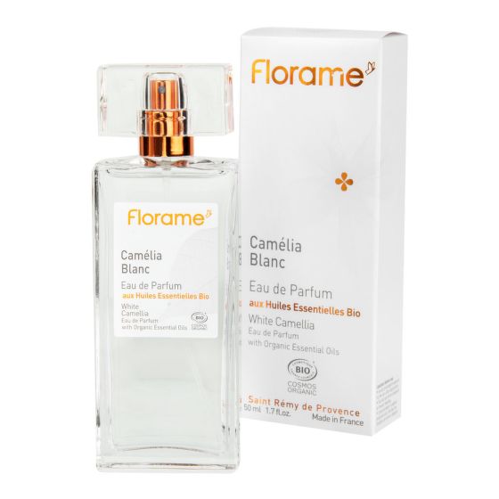 Natural perfume water CAMÉLIA BLANC — White Camellia 50 ml Organic FLORAME