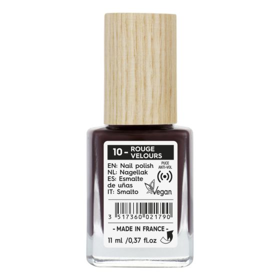 Nail polish 10 red velvet 11 ml   SO’BiO étic