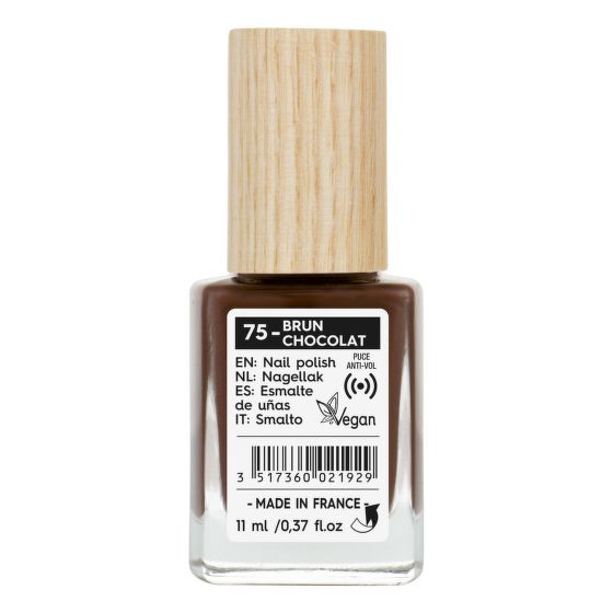 Nail polish 75 Chocolate brown 11 ml SO’BiO étic