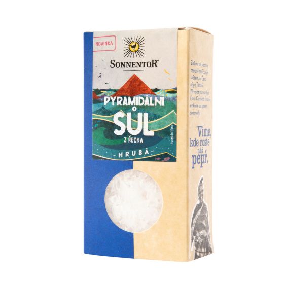 Pyramida salt from Greece coarse 65 g   SONNENTOR