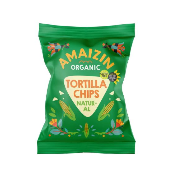 Corn chips natural organic 75 g   AMAIZIN