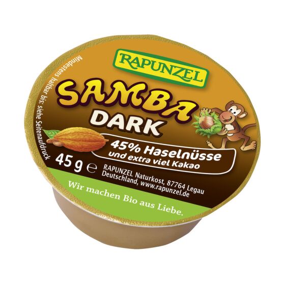 Nut spread SAMBA dark mini organic 45 g   RAPUNZEL