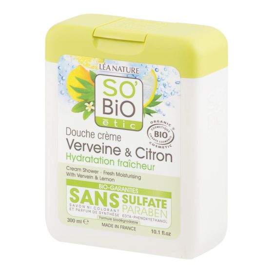 Verbena citron shower organic 300 ml   SO’BiO étic