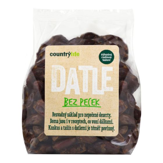Dates pitted 500 g   COUNTRY LIFE