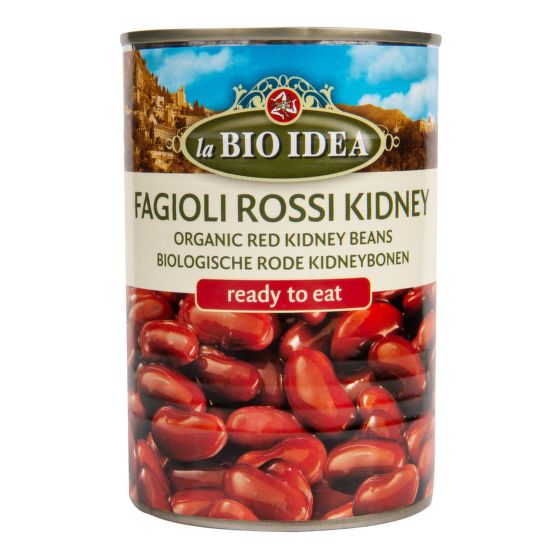 Red kidney beans canned organic 400 g   BIO IDEA