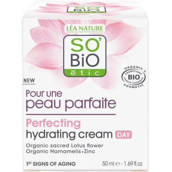 Moisturizing cream for perfect skin organic 50 ml   SO’BiO étic