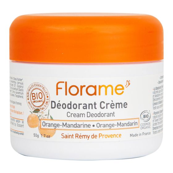 Creamy deodorant 24h orange and tangerine 50 g BIO FLORAME