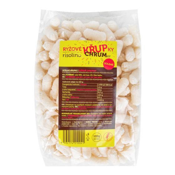 Salted rice puffs 100 g   RISOLINO