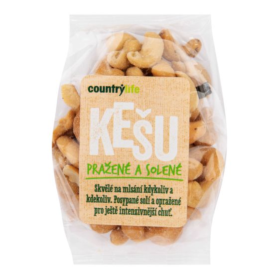Cashew nuts roasted and salted 100 g   COUNTRY LIFE