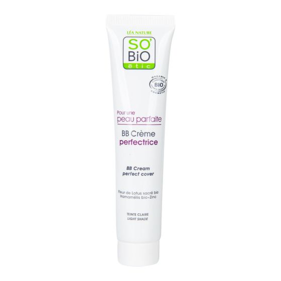 BB cream for perfect skin - shade Light organic 40 ml   SO’BiO étic