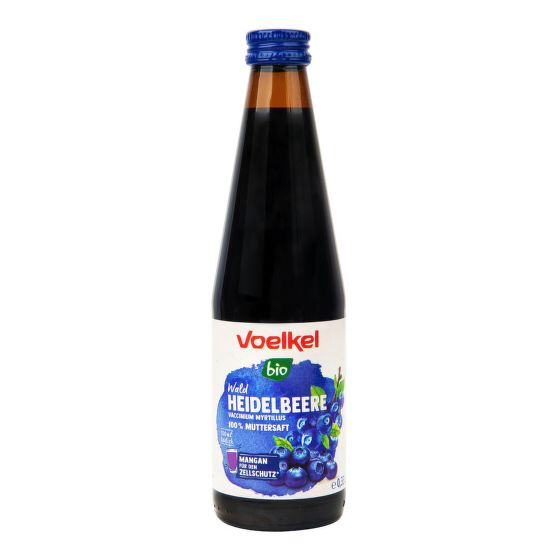 Blueberry juice organic 330 ml   VOELKEL