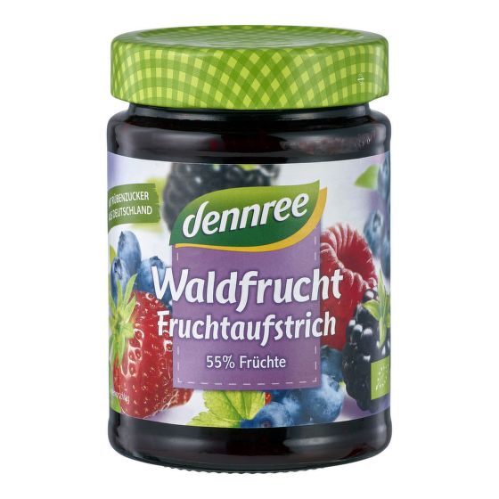 Forest fruit jam organic 340 g   DENNREE