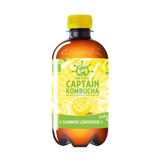 Captain kombucha lemonade organic 400 ml   THE GUTSY
