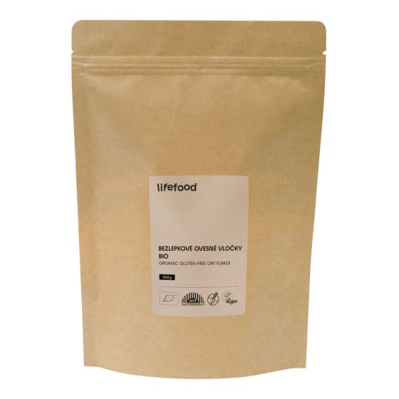 Gluten-free oatmeal organic 500 g   LIFEFOOD