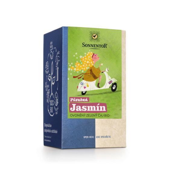 Green tea with jasmine organic 27 g   SONNENTOR
