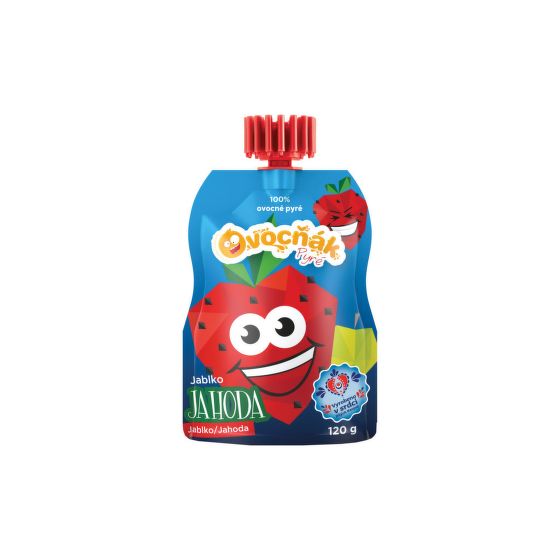 Apple-strawberry pouch 120 g   OVOCŇÁK