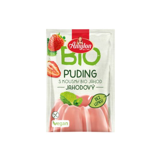 Pudding strawberries organic 40 g   AMYLON