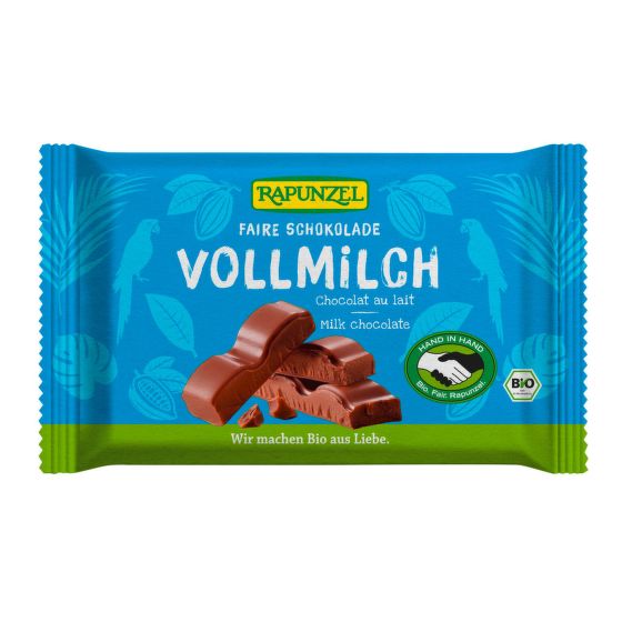Milk chocolate organic 100 g   RAPUNZEL