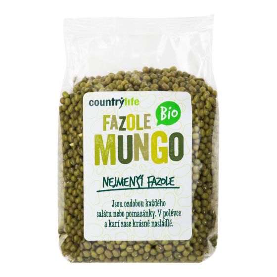 Mung beans organic 500 g   COUNTRY LIFE
