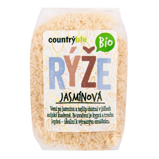 Jasmine rice organic 500 g   COUNTRY LIFE