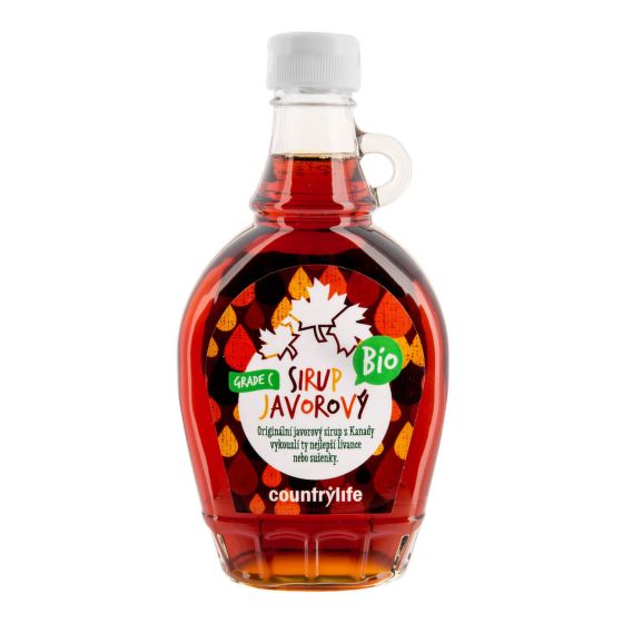 Maple Syrup Grade C organic 250 ml   COUNTRY LIFE