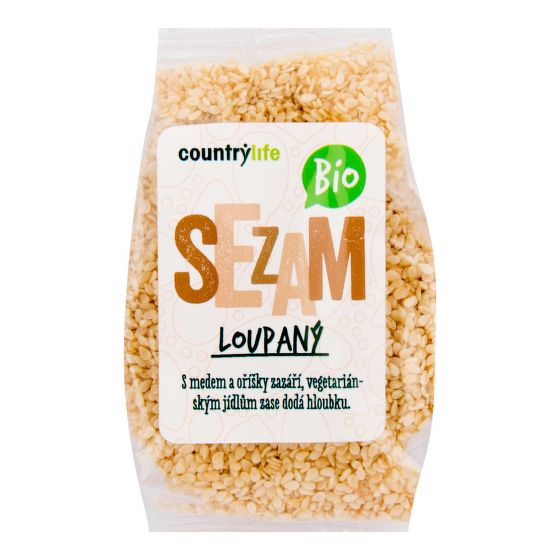 Sesame seeds hulled organic 100 g   COUNTRY LIFE