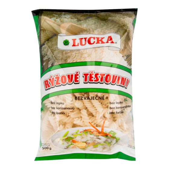 Rice spirals gluten-free 300 g   LUCKA