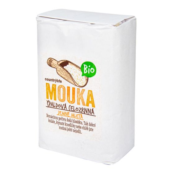 Spelt flour wholemeal fine organic 1 kg   COUNTRY LIFE