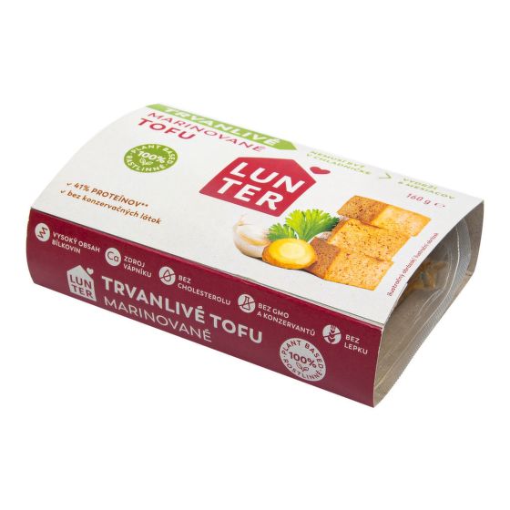 Tofu durable marinated 160 g LUNTER