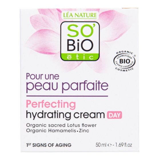 Moisturizing cream for perfect skin organic 50 ml   SO’BiO étic