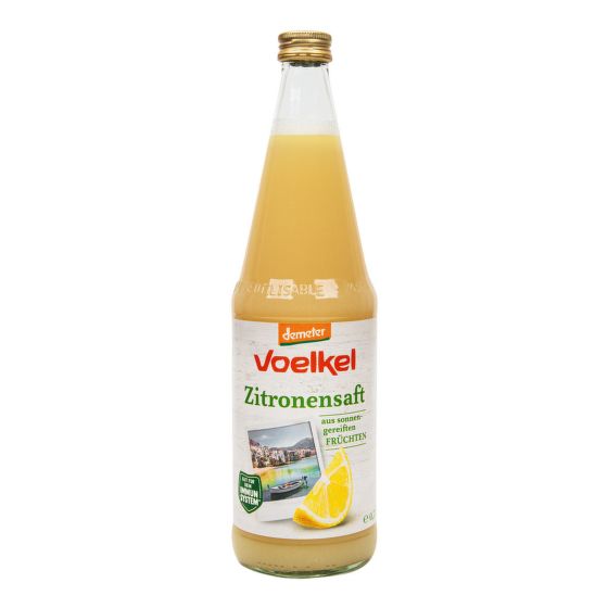 Lemon juice organic 700 ml   VOELKEL