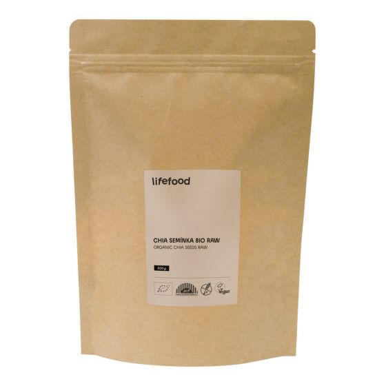 Chia seeds organic RAW 500 g   LIFEFOOD
