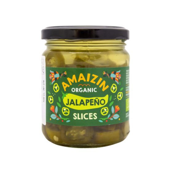 Papričky Jalapenos sterilizované 170 g BIO   AMAIZIN