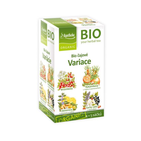 Tea variations 4x5 bags organic 33 g   MEDIATE