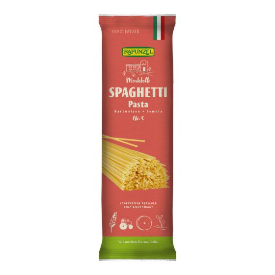 Spaghetti semolina organic 500 g   RAPUNZEL